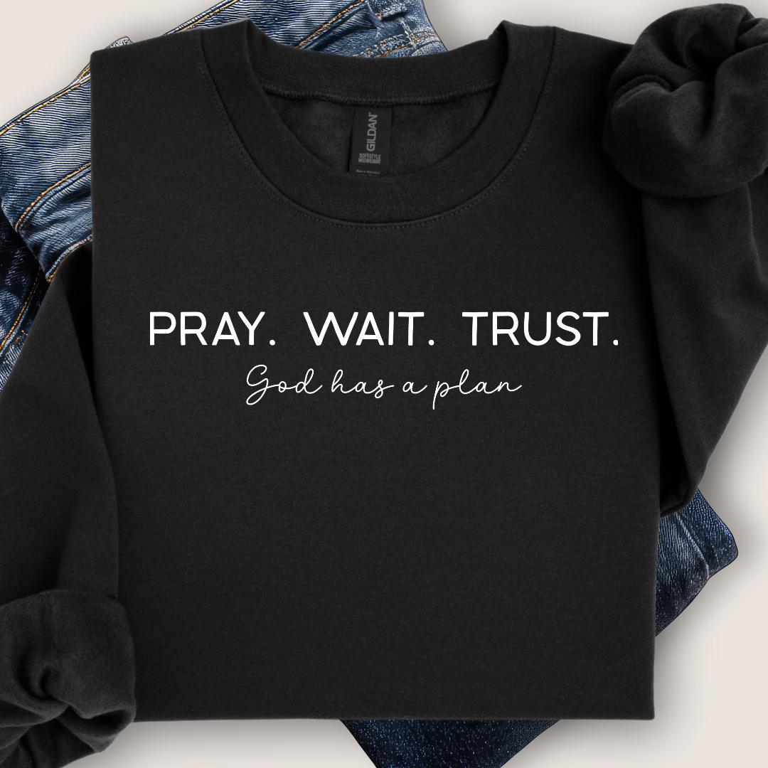 Pray Wait Trust Sweatshirt