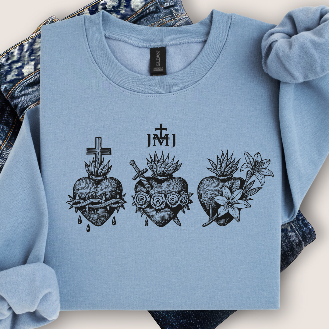 Three Hearts Sweatshirt