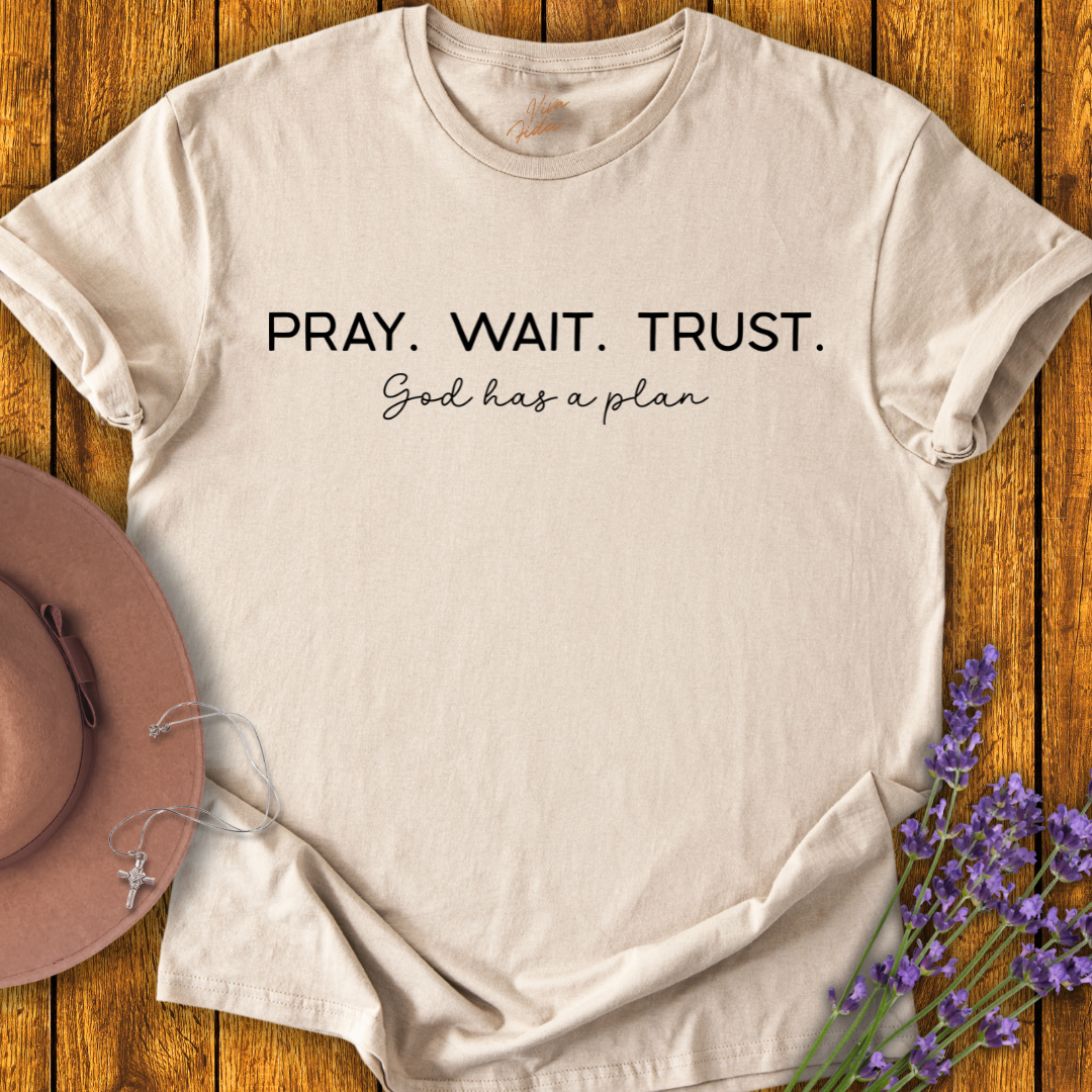 Pray Wait Trust T-Shirt