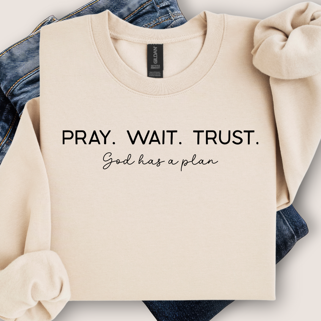 Pray Wait Trust Sweatshirt