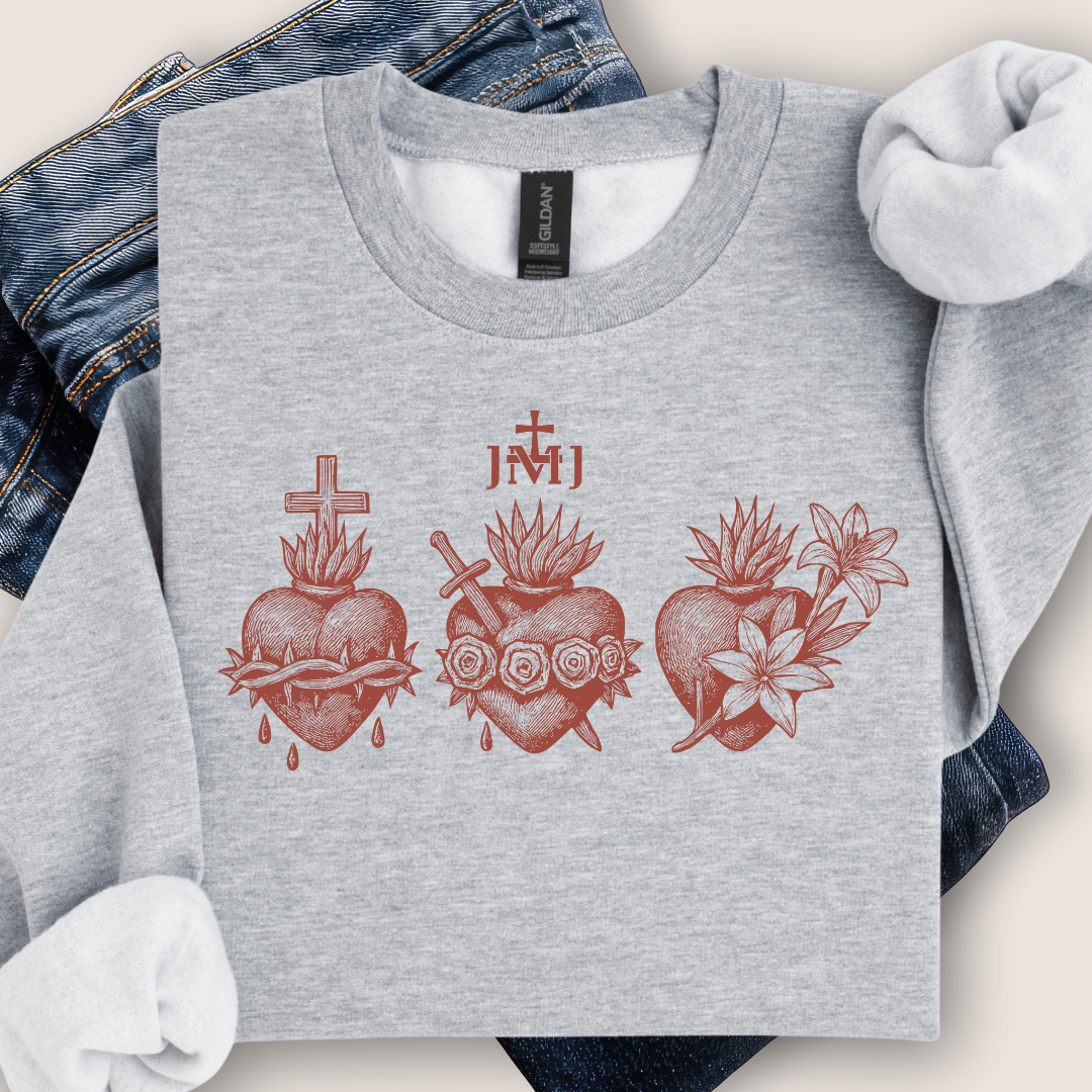 Three Hearts Sweatshirt