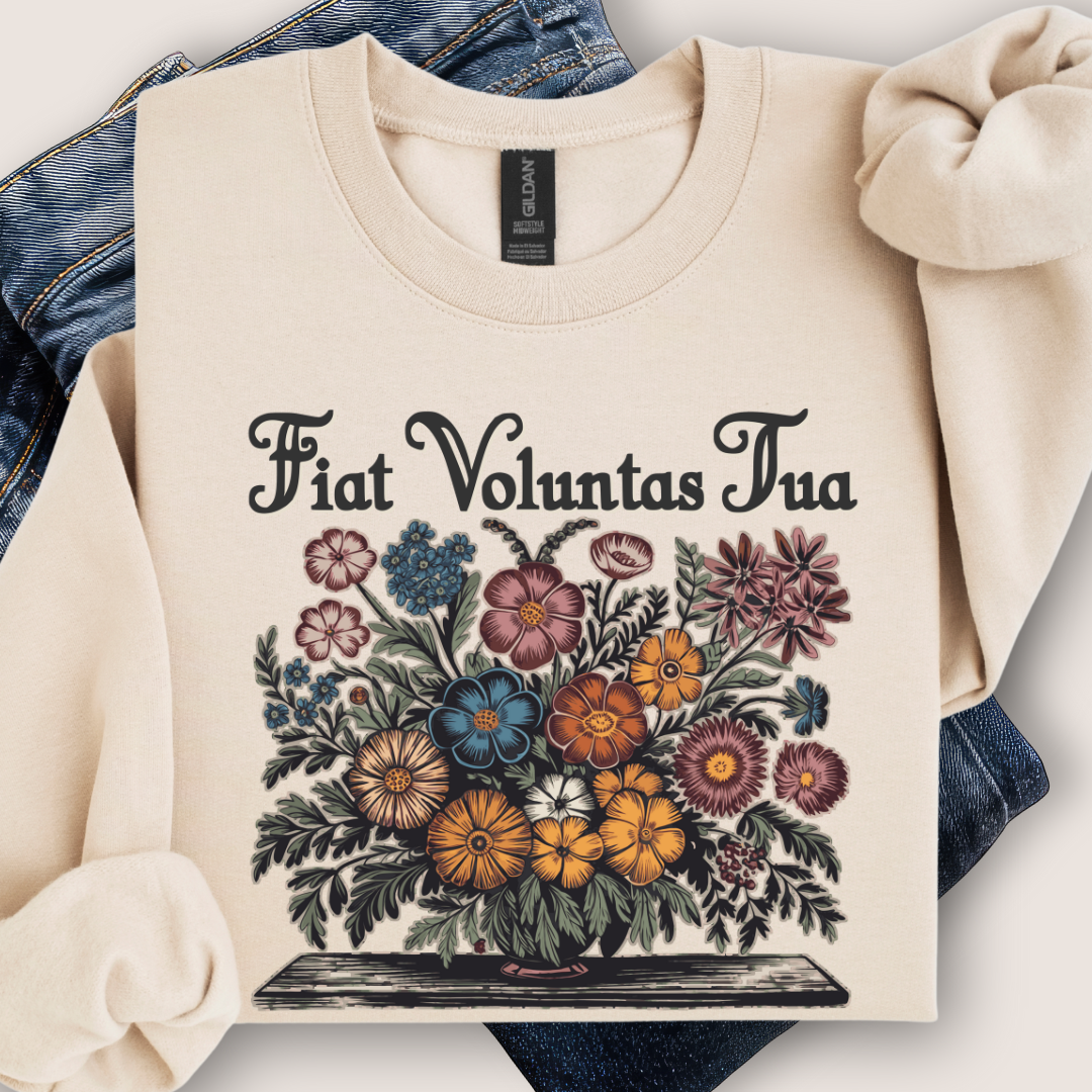 Fiat Voluntas Tua Sweatshirt