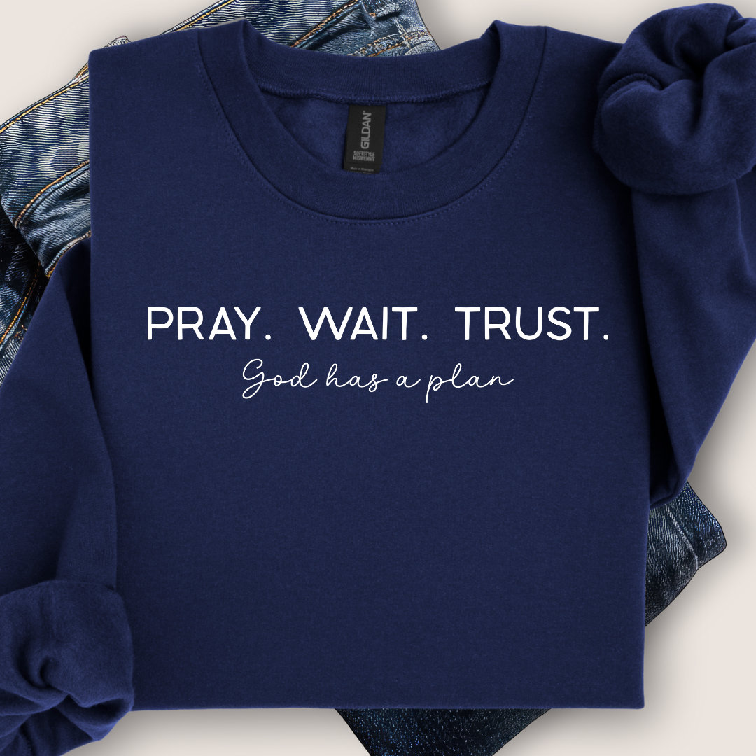 Pray Wait Trust Sweatshirt