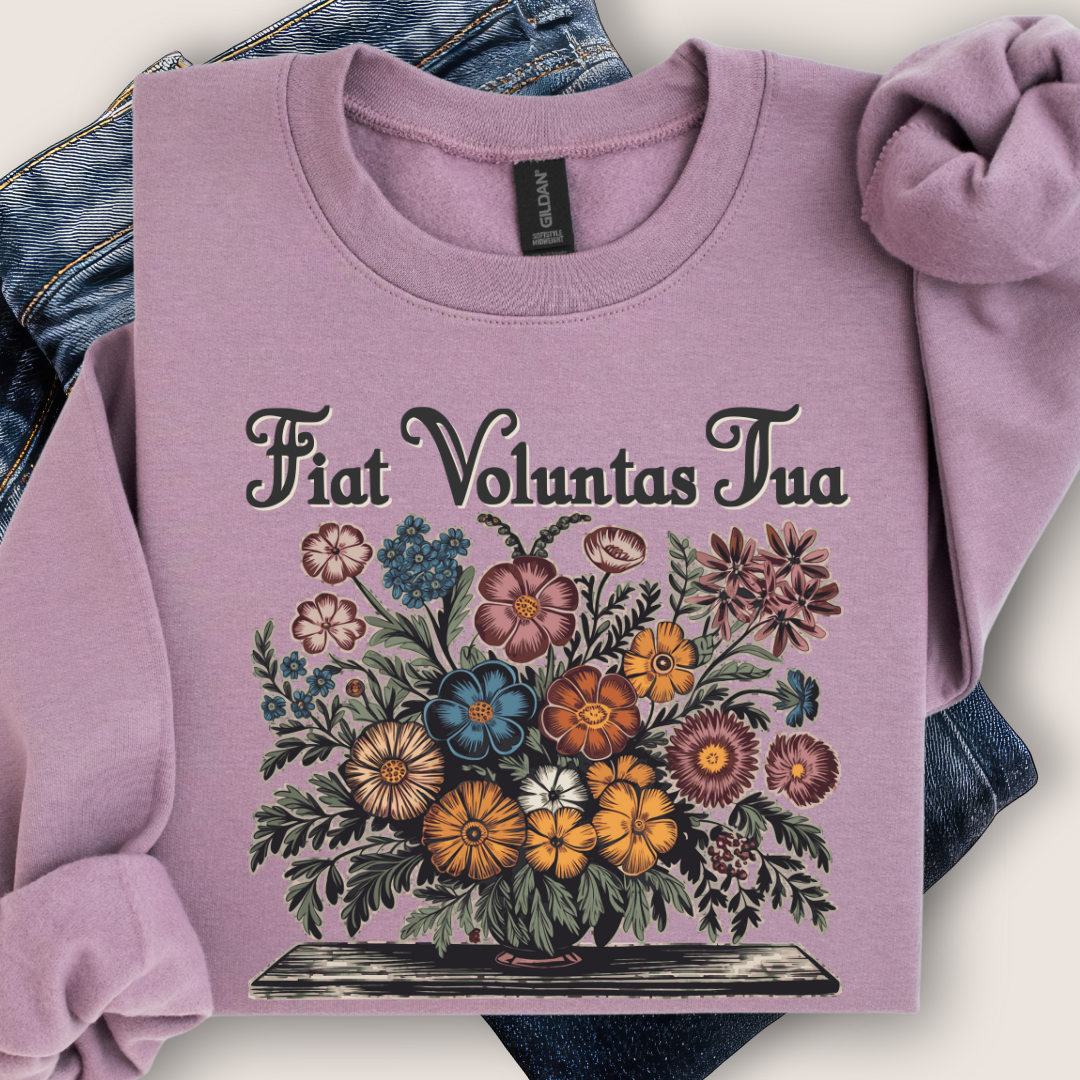 Fiat Voluntas Tua Sweatshirt