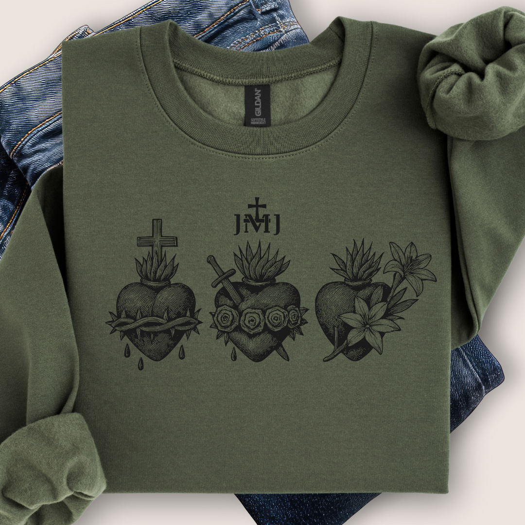 Three Hearts Sweatshirt