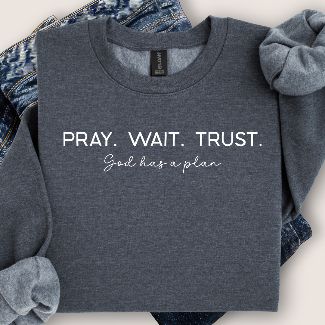 Pray Wait Trust Sweatshirt