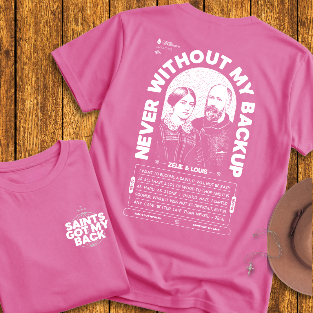 Sts Zelie and Louis Back Print T-Shirt