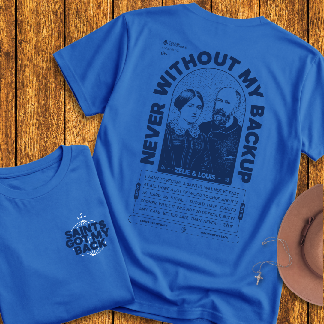 Sts Zelie and Louis Back Print T-Shirt