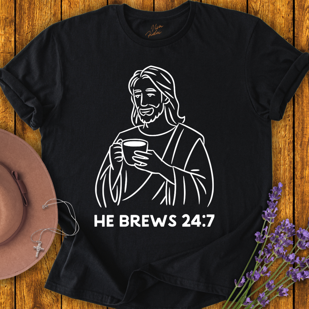 He Brews T-shirt