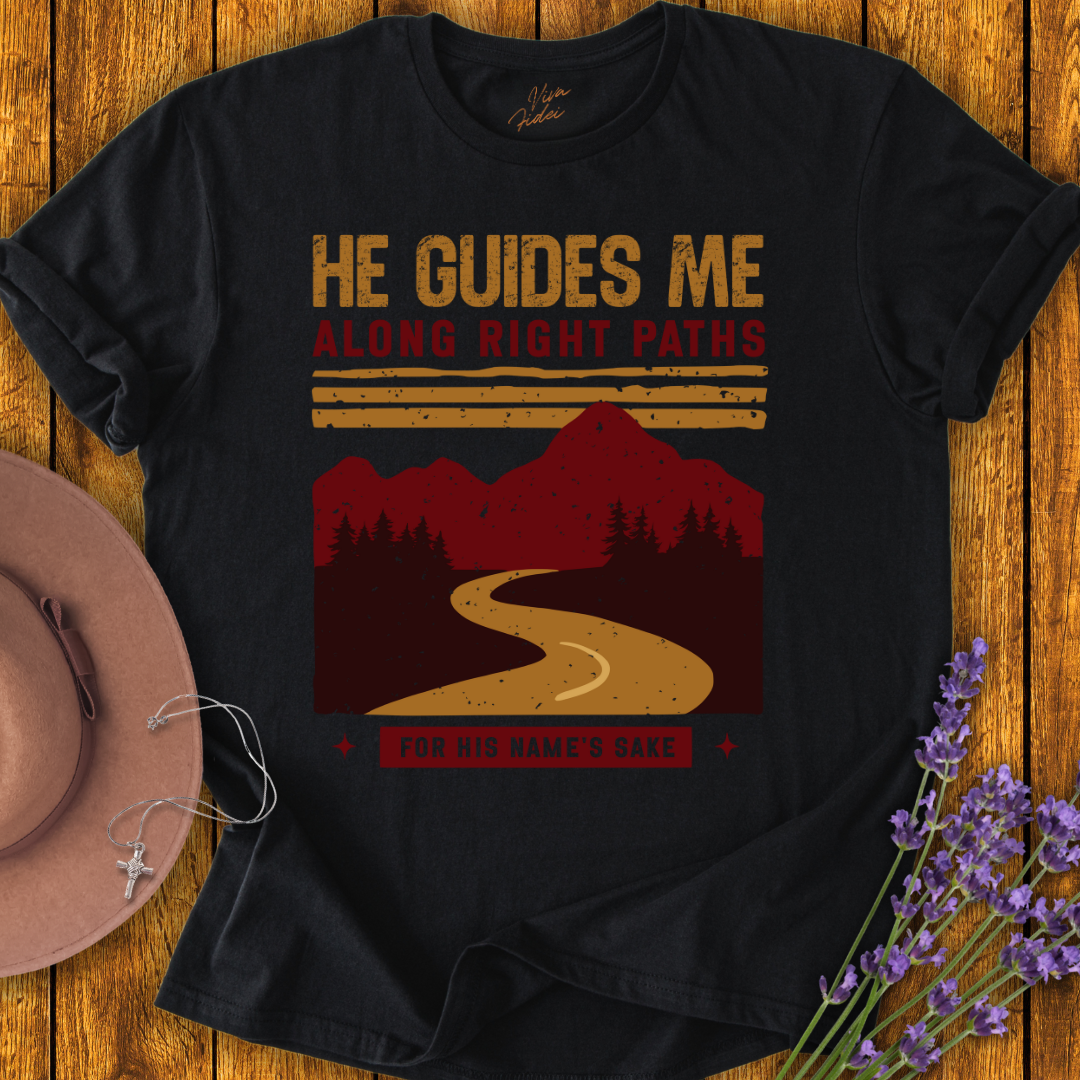 He Guides Me T-Shirt