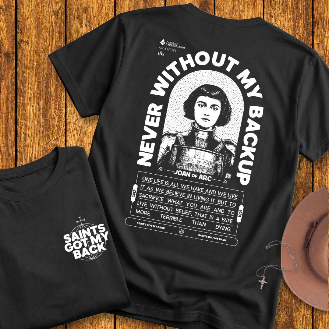 St Joan of Arc Back Print T-Shirt