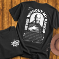 St Francis de Sales Back Print T-Shirt
