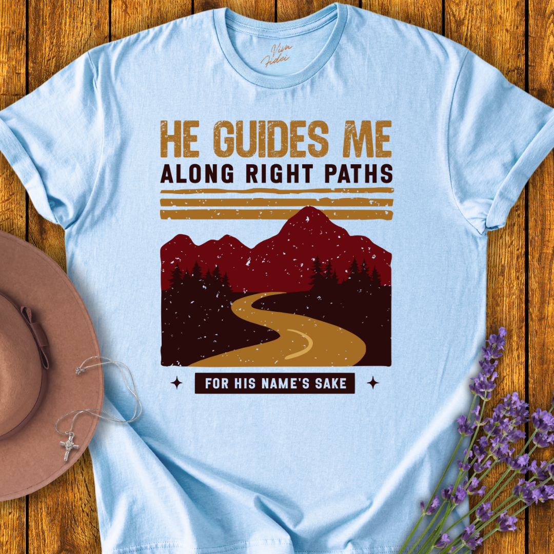 He Guides Me T-Shirt