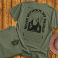 St Benedict Back Print T-Shirt