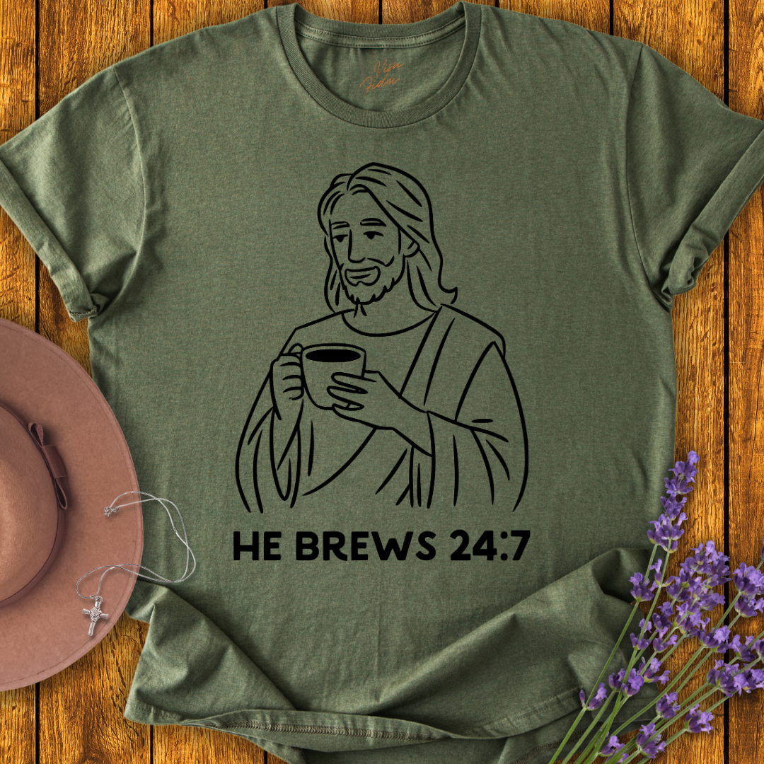 He Brews T-shirt
