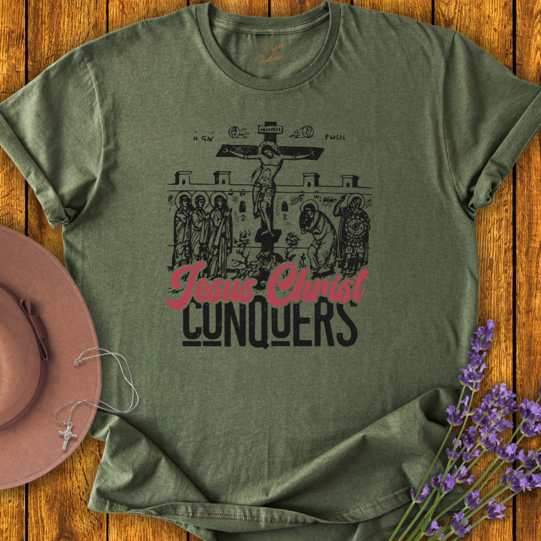Jesus Conquers T-Shirt - NEW!