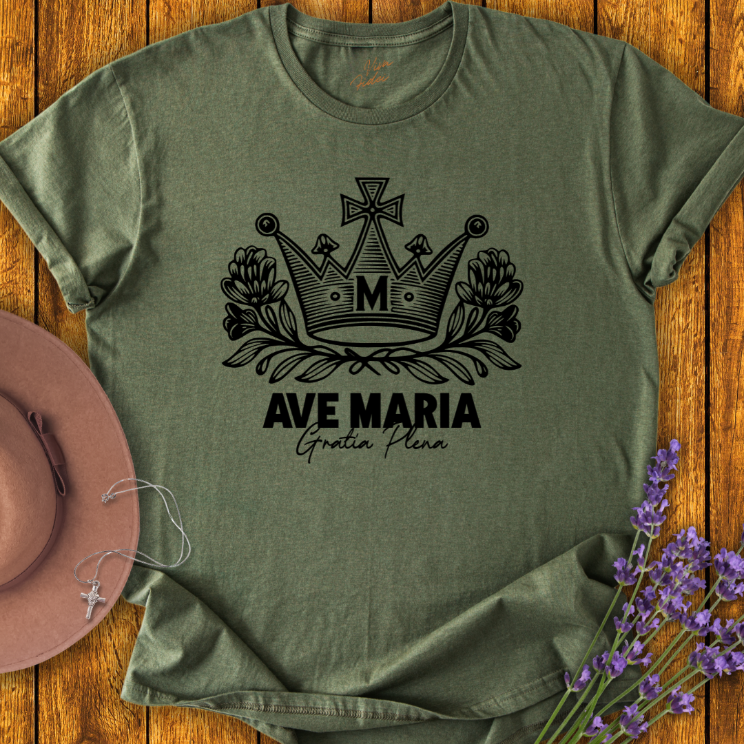 Ave Maria Crown T-shirt