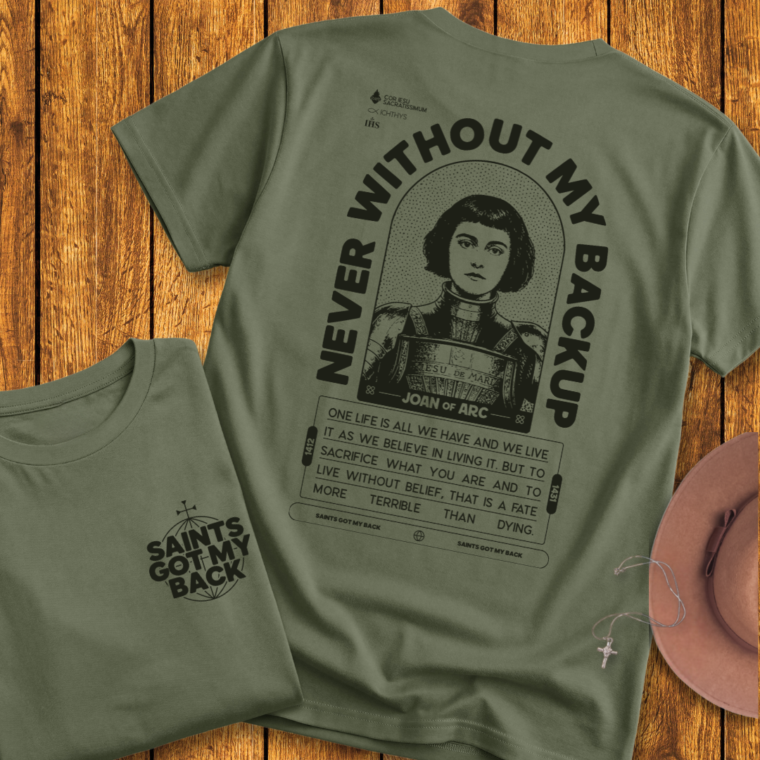 St Joan of Arc Back Print T-Shirt
