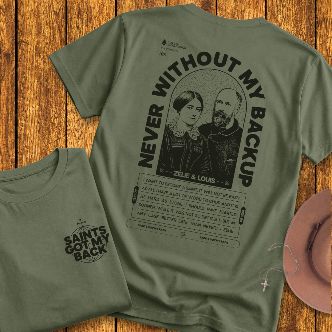 Sts Zelie and Louis Back Print T-Shirt