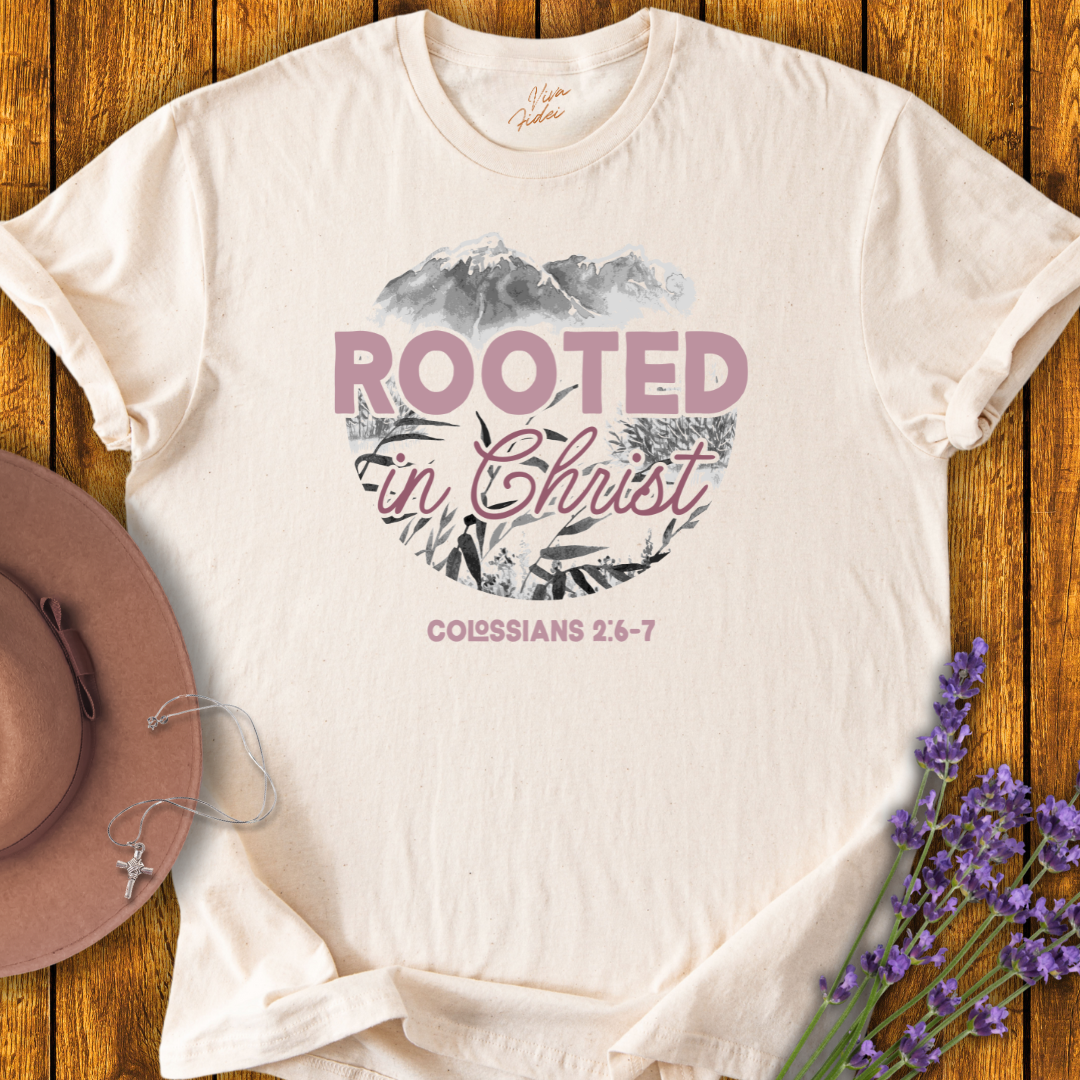 Rooted in Christ T-Shirt - NEW!