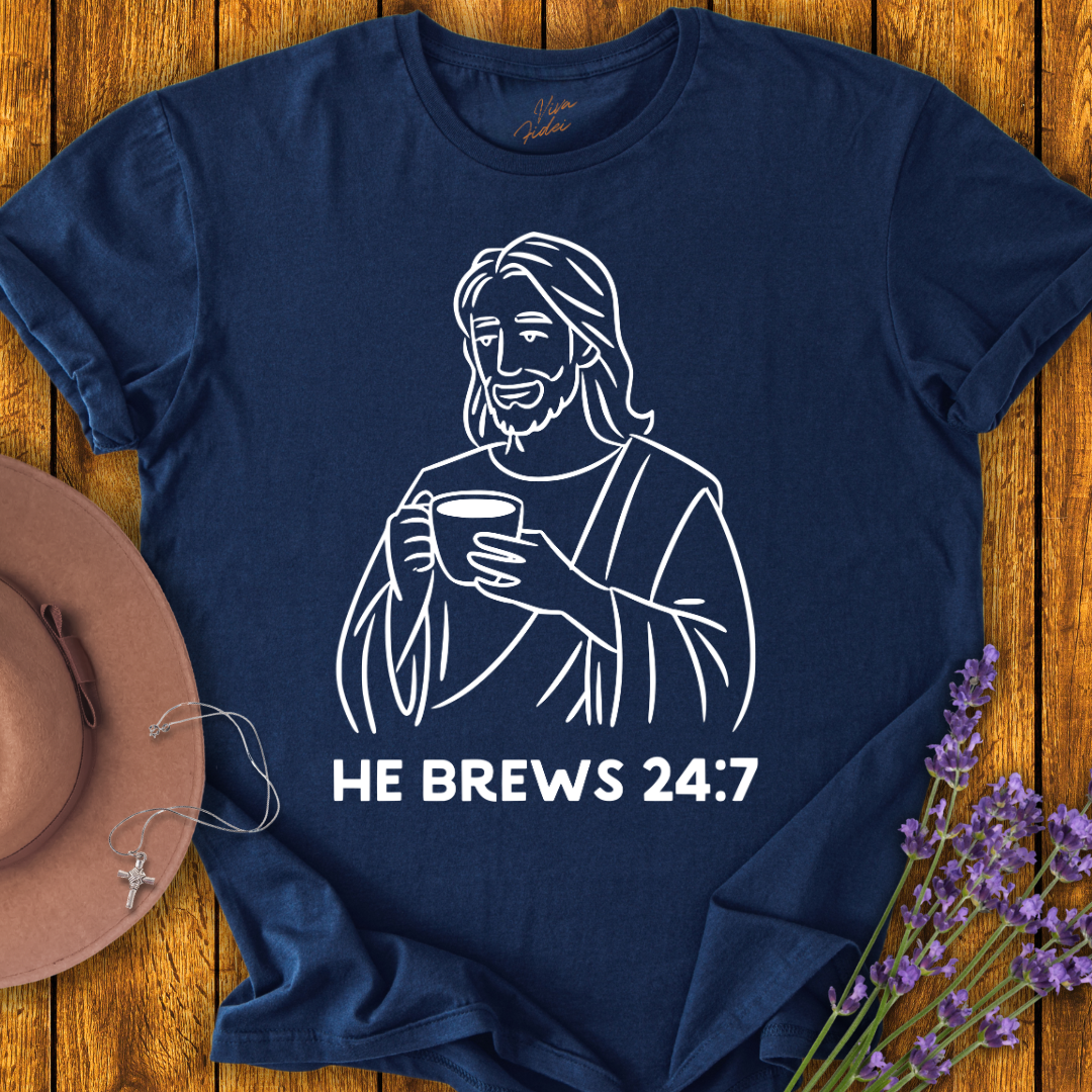 He Brews T-shirt