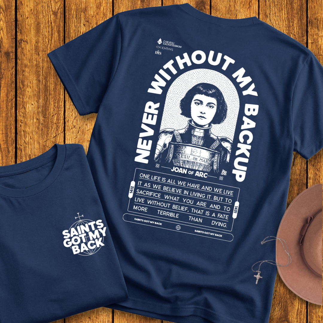 St Joan of Arc Back Print T-Shirt