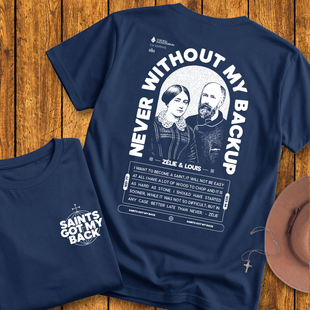 Sts Zelie and Louis Back Print T-Shirt