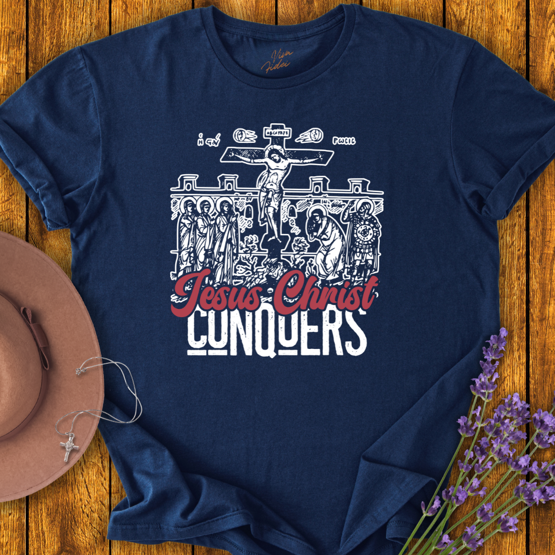 Jesus Conquers T-Shirt - NEW!