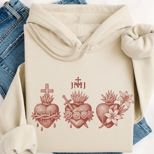 Three Hearts Hoodie