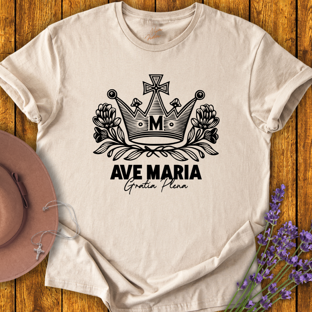 Ave Maria Crown T-shirt
