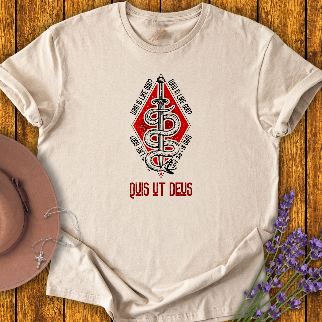 Quis Ut Deus T-Shirt - NEW!
