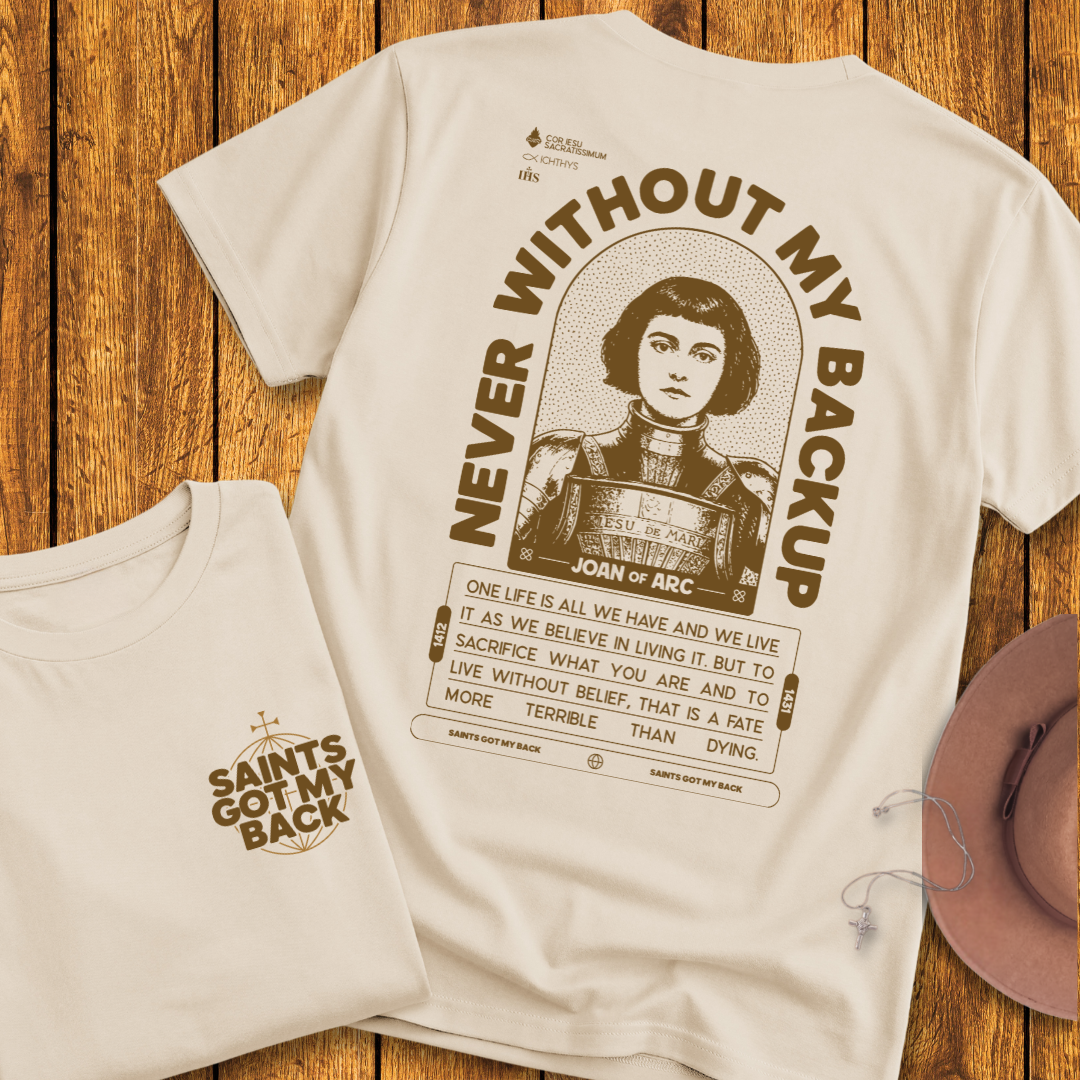 St Joan of Arc Back Print T-Shirt
