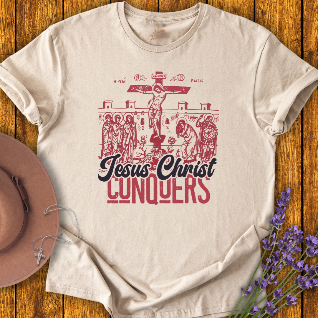 Jesus Conquers T-Shirt - NEW!