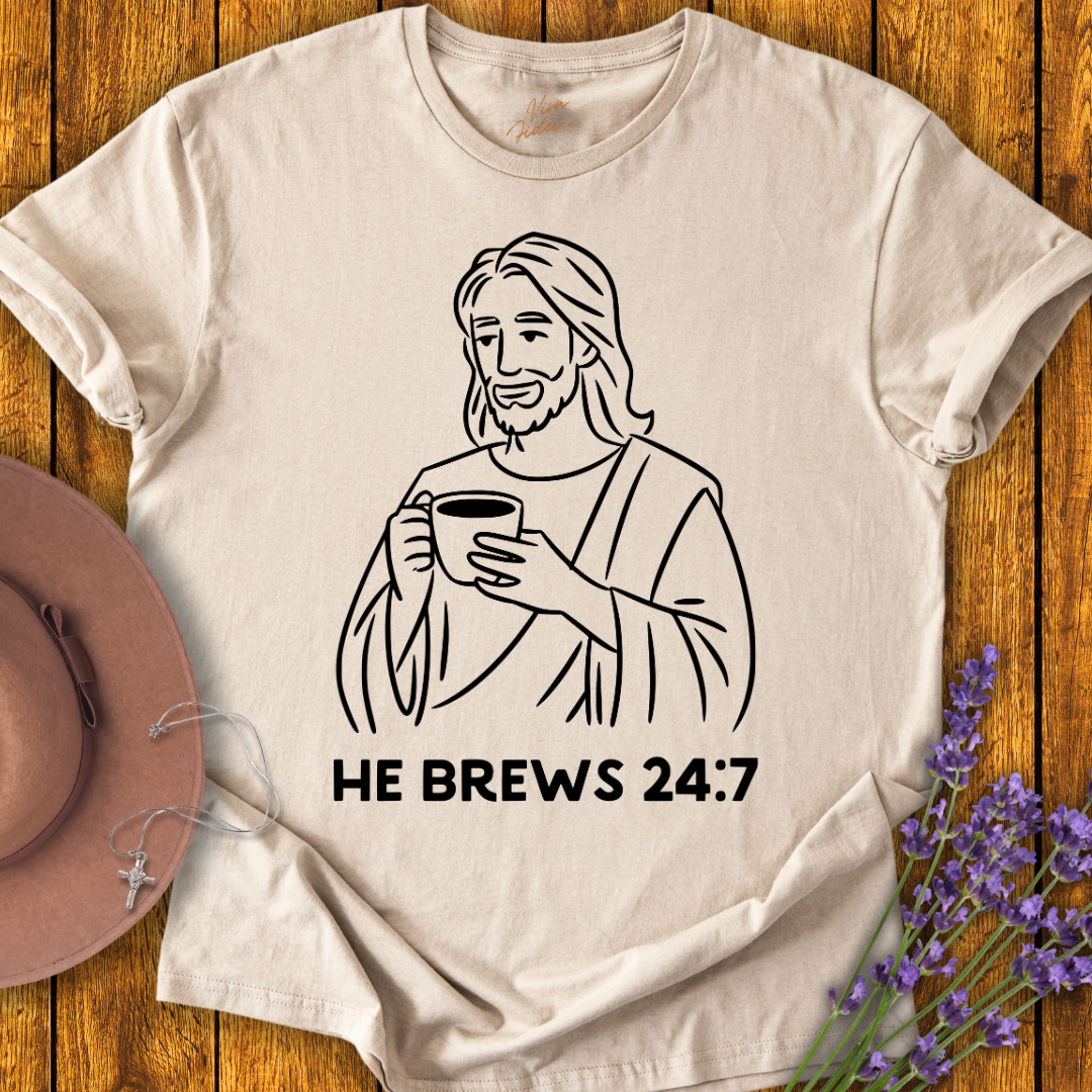 He Brews T-shirt