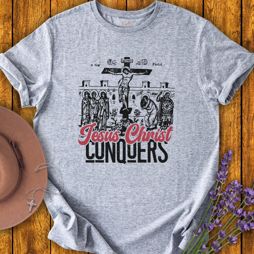 Jesus Conquers T-Shirt - NEW!