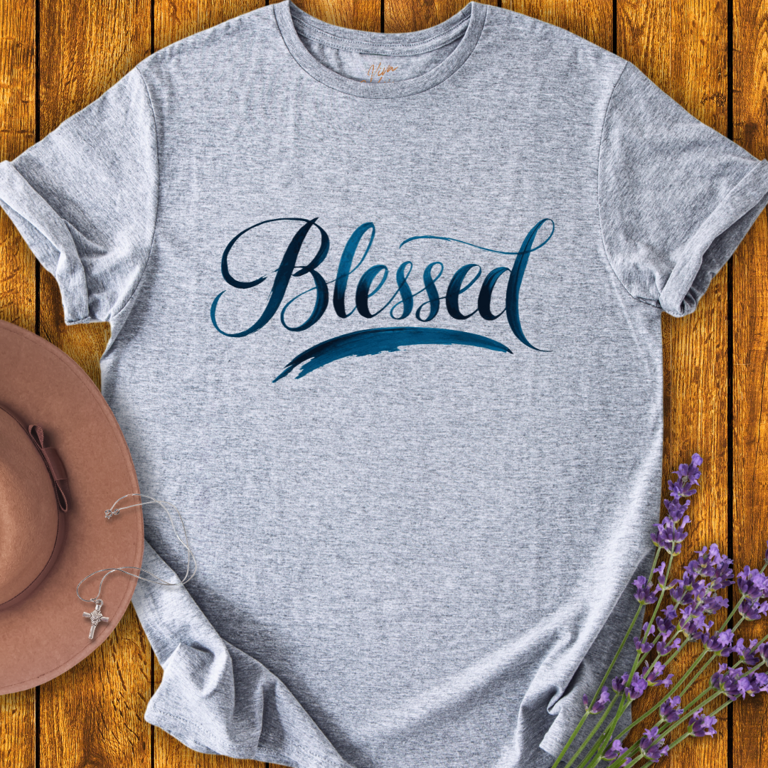 Blessed Brushstroke T Shirt