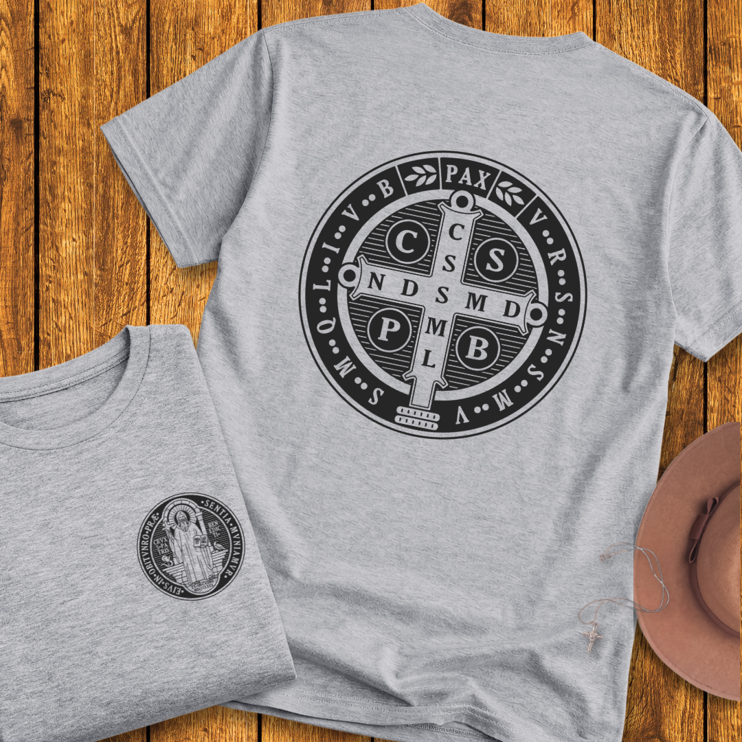 Benedict Medal Back Print T-Shirt - NEW!