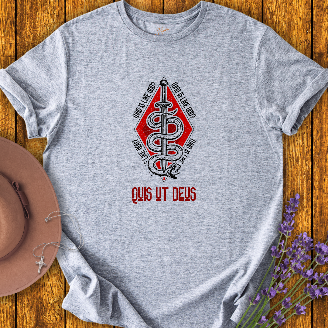 Quis Ut Deus T-Shirt - NEW!
