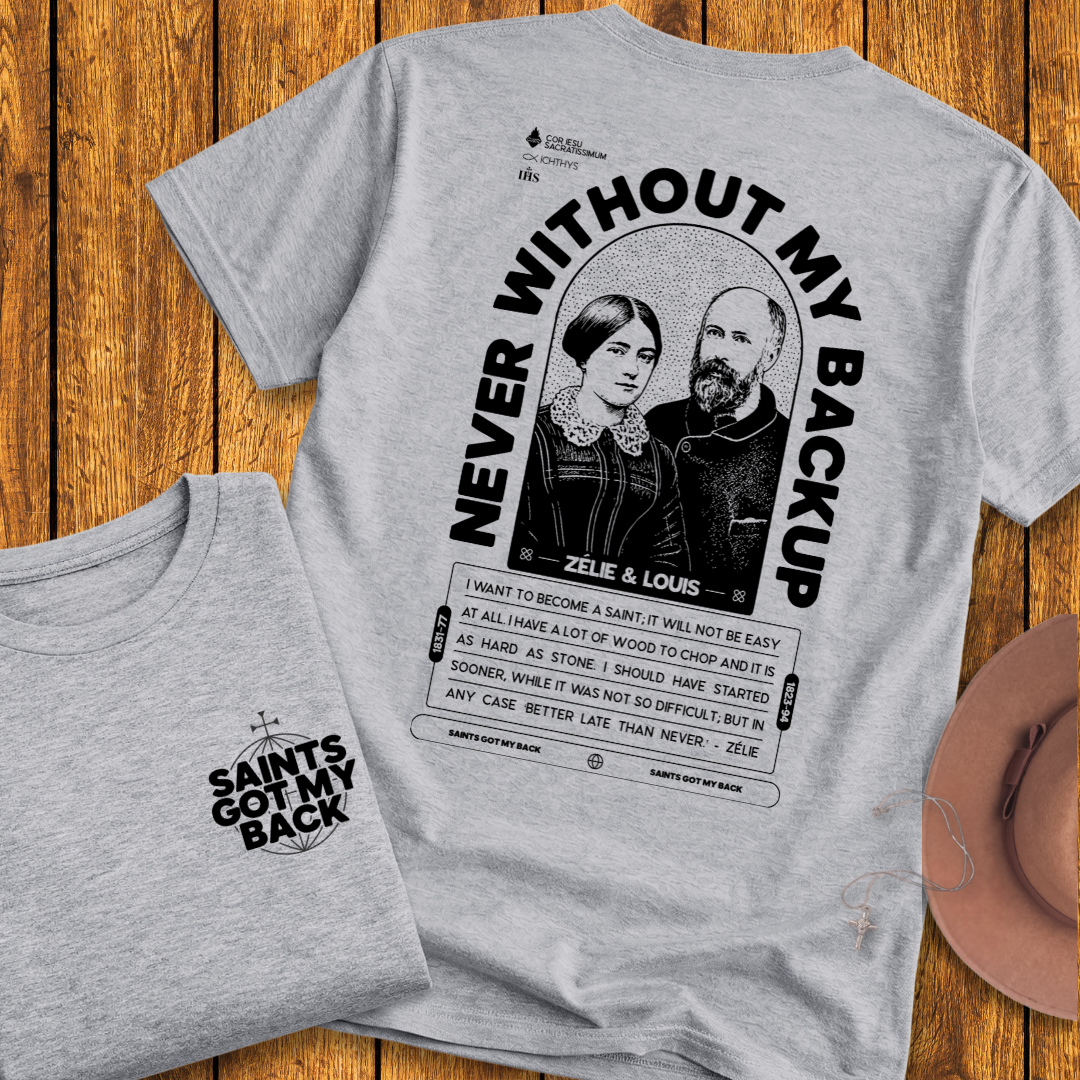 Sts Zelie and Louis Back Print T-Shirt
