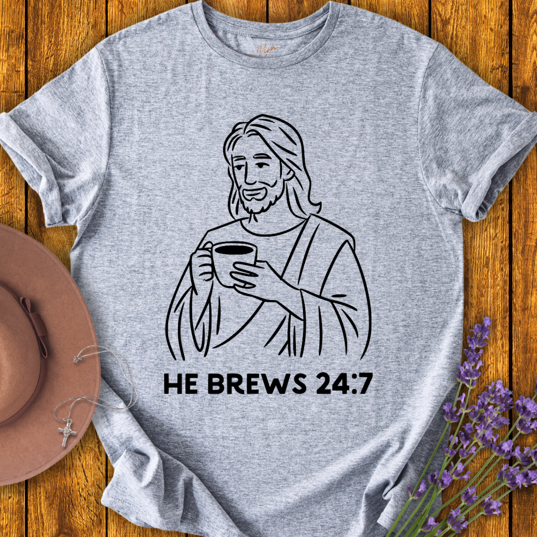 He Brews T-shirt