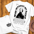 St Frances Cabrini Back Print T-Shirt