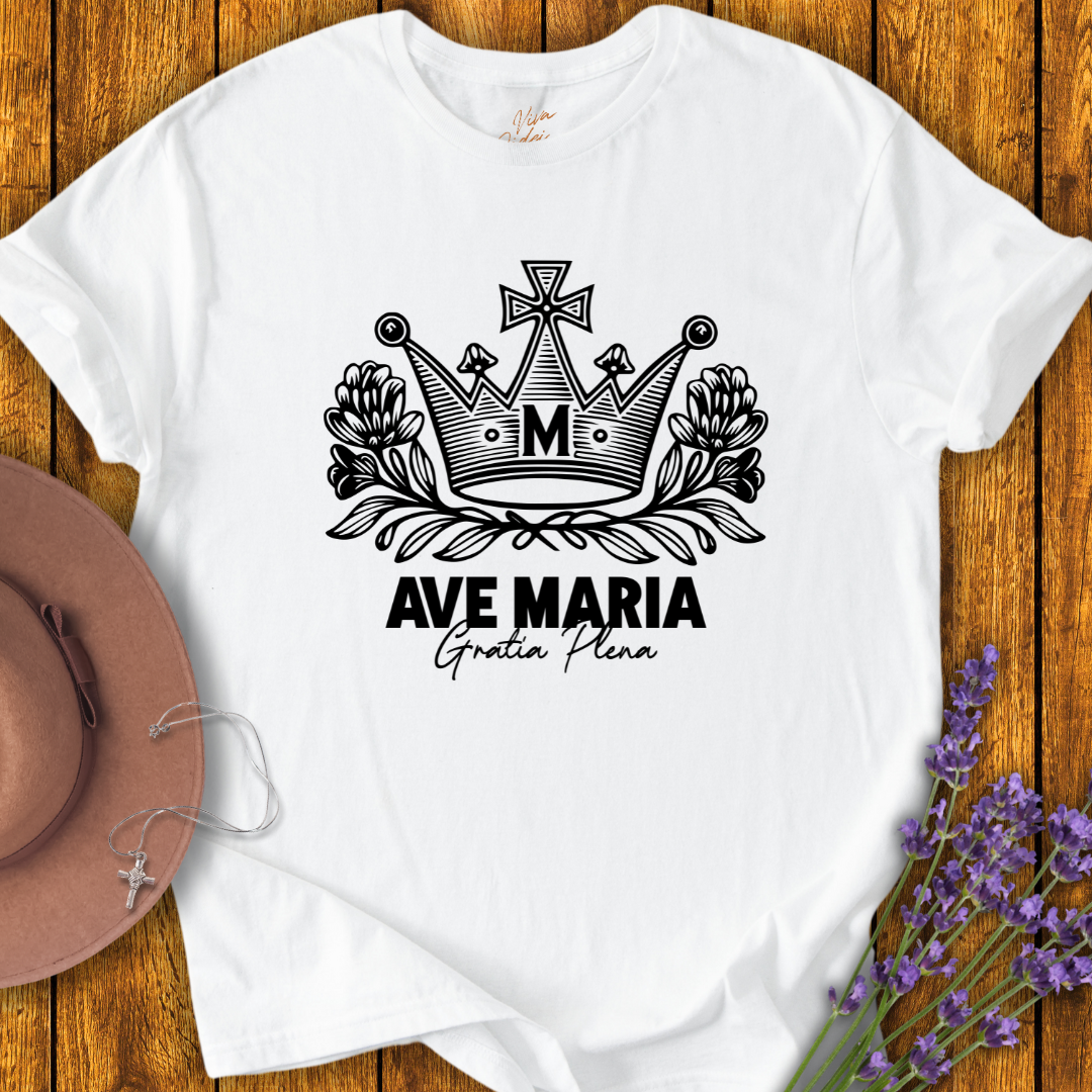 Ave Maria Crown T-shirt
