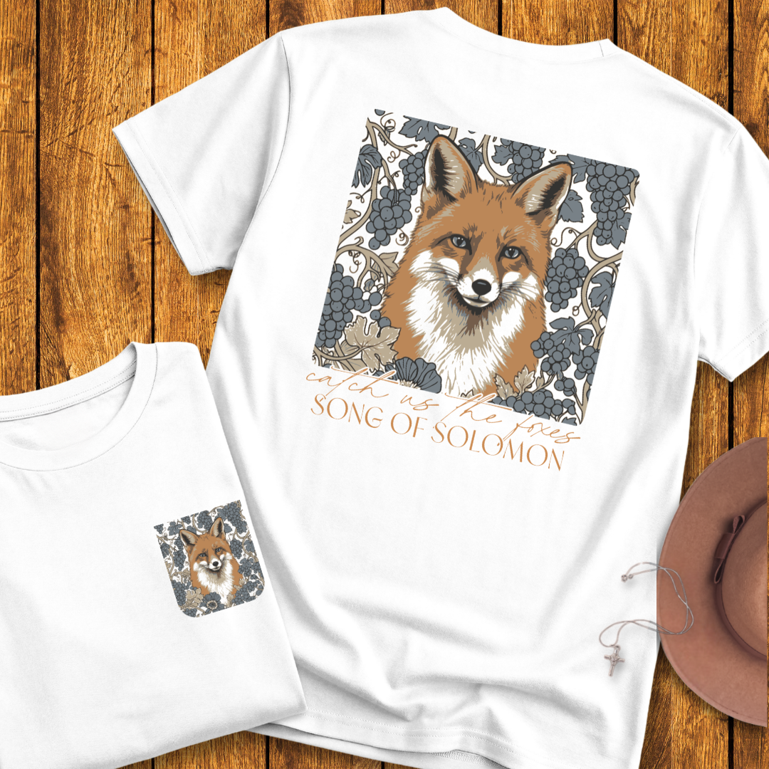 Foxes Back Print T-Shirt - NEW!