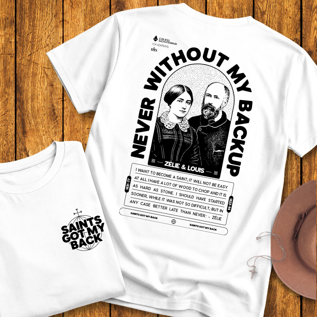 Sts Zelie and Louis Back Print T-Shirt