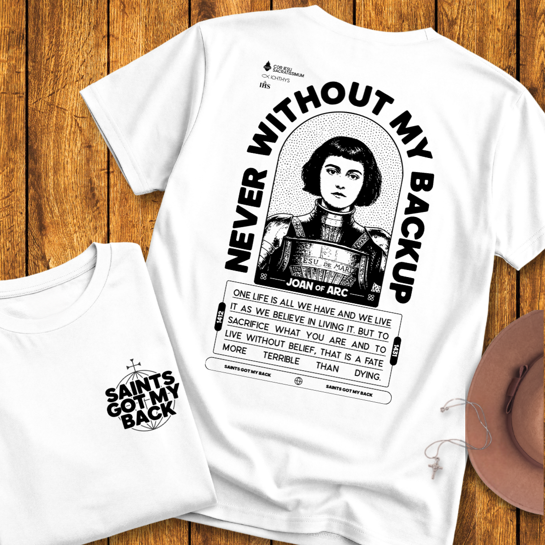 St Joan of Arc Back Print T-Shirt