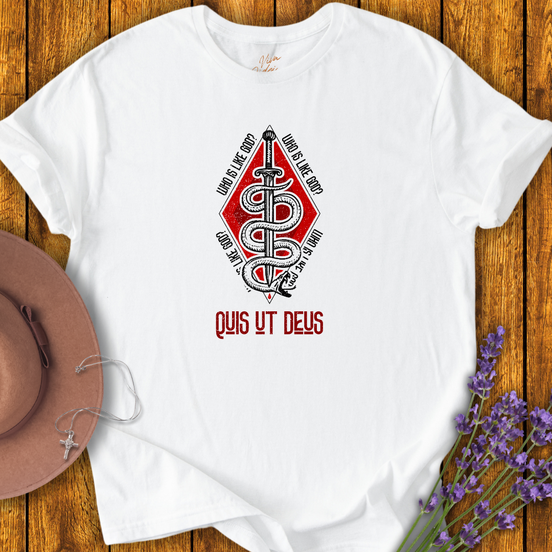 Quis Ut Deus T-Shirt - NEW!