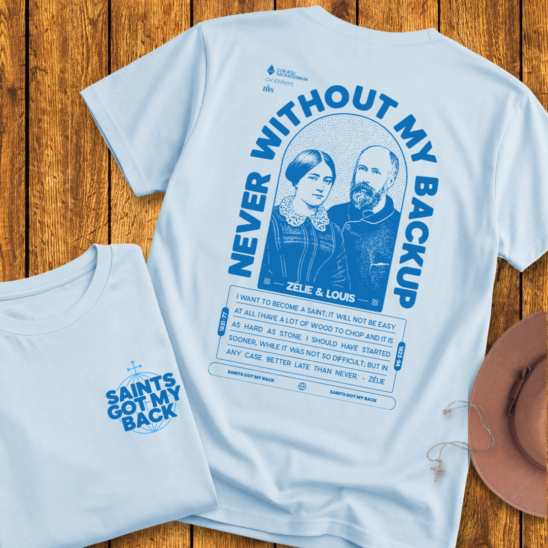 Sts Zelie and Louis Back Print T-Shirt