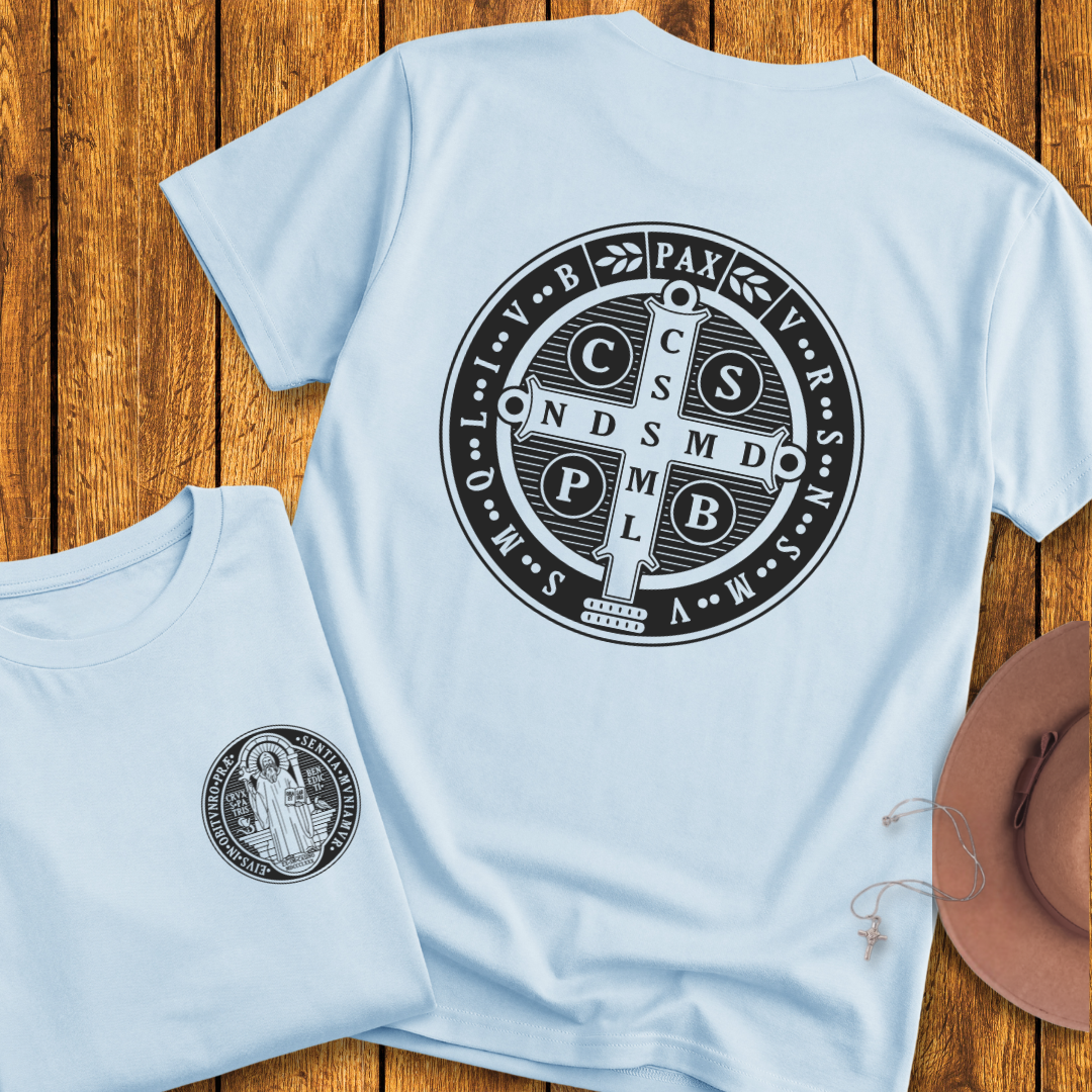 Benedict Medal Back Print T-Shirt - NEW!
